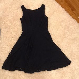 Speechless lace dress in navy